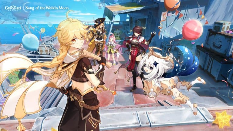 Genshin Impact version Luna VI | The Outerhaven Key art for Genshin Impact Version Luna VI Song of the welkin moon