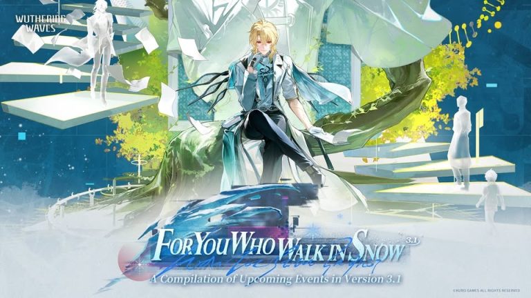 Key art of Wuthering Waves 3.1 For Those Who Walk in Snow