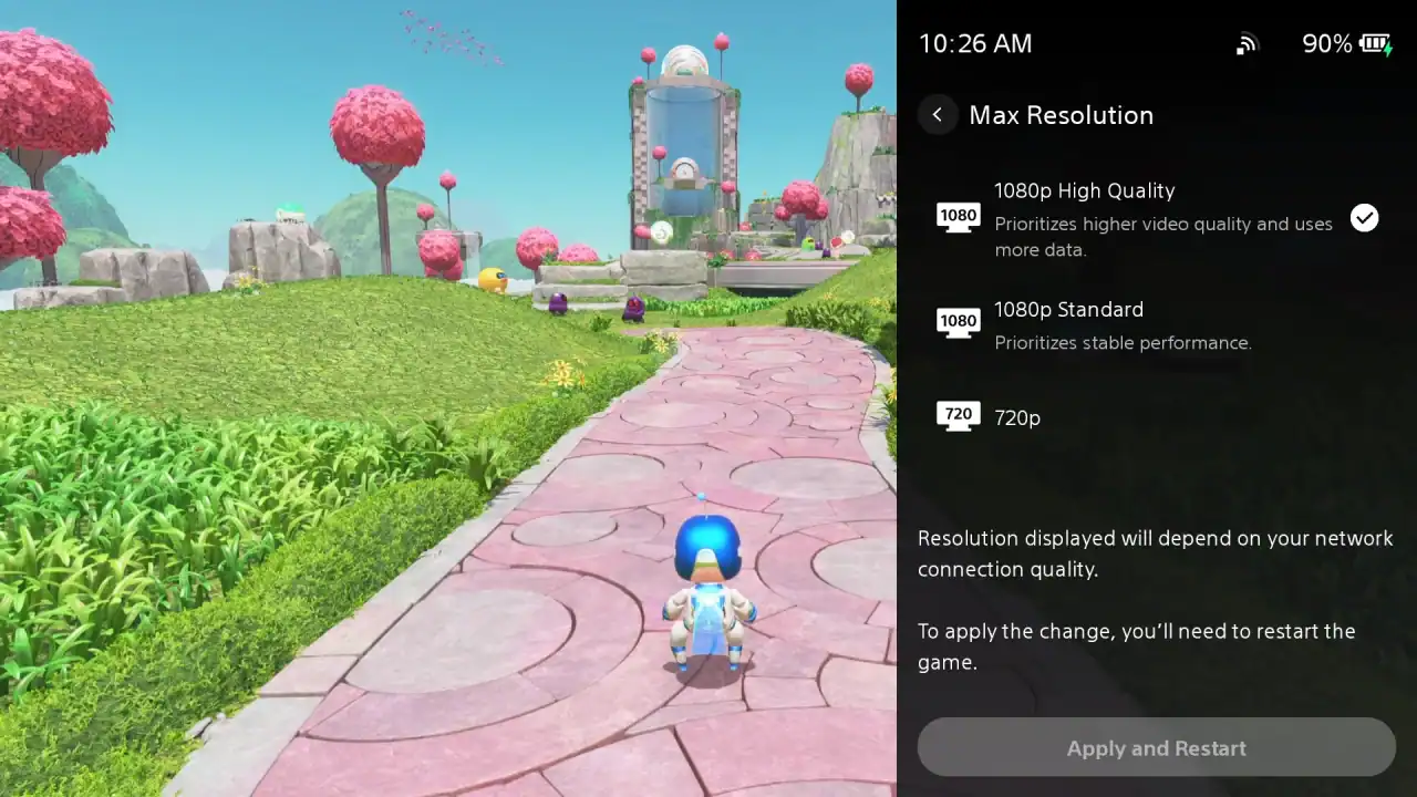 Playstation portal select high quality mode selection | The Outerhaven Playstation-portal-select-high-quality-mode-selection.webp