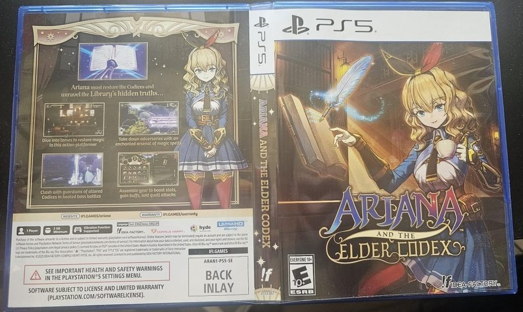 Ariana elder codex reverse cover | The Outerhaven A picture of the reversed cover art in Ariana and the Elder Codex