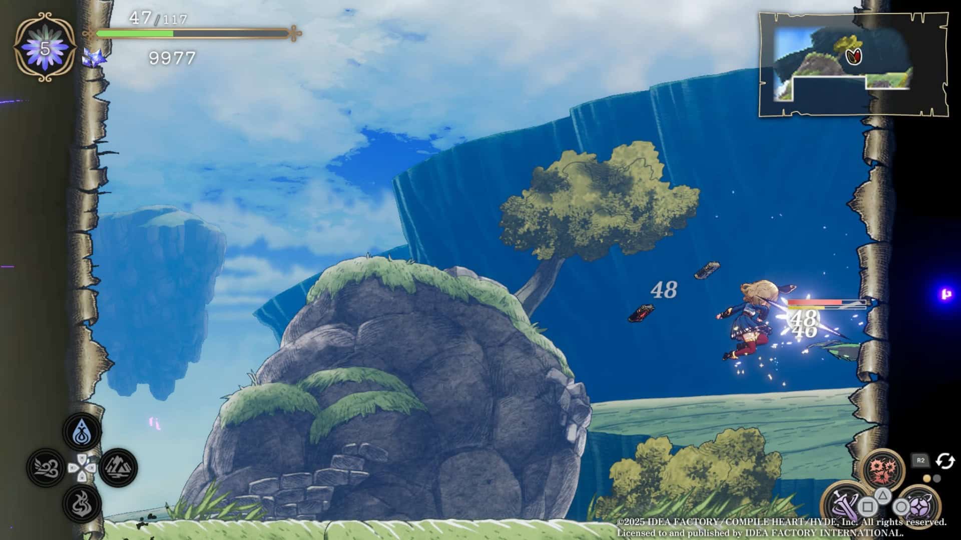 Ariana and the elder codex fight | The Outerhaven Screenshot of Ariana using the sword in Ariana and the Elder Codex