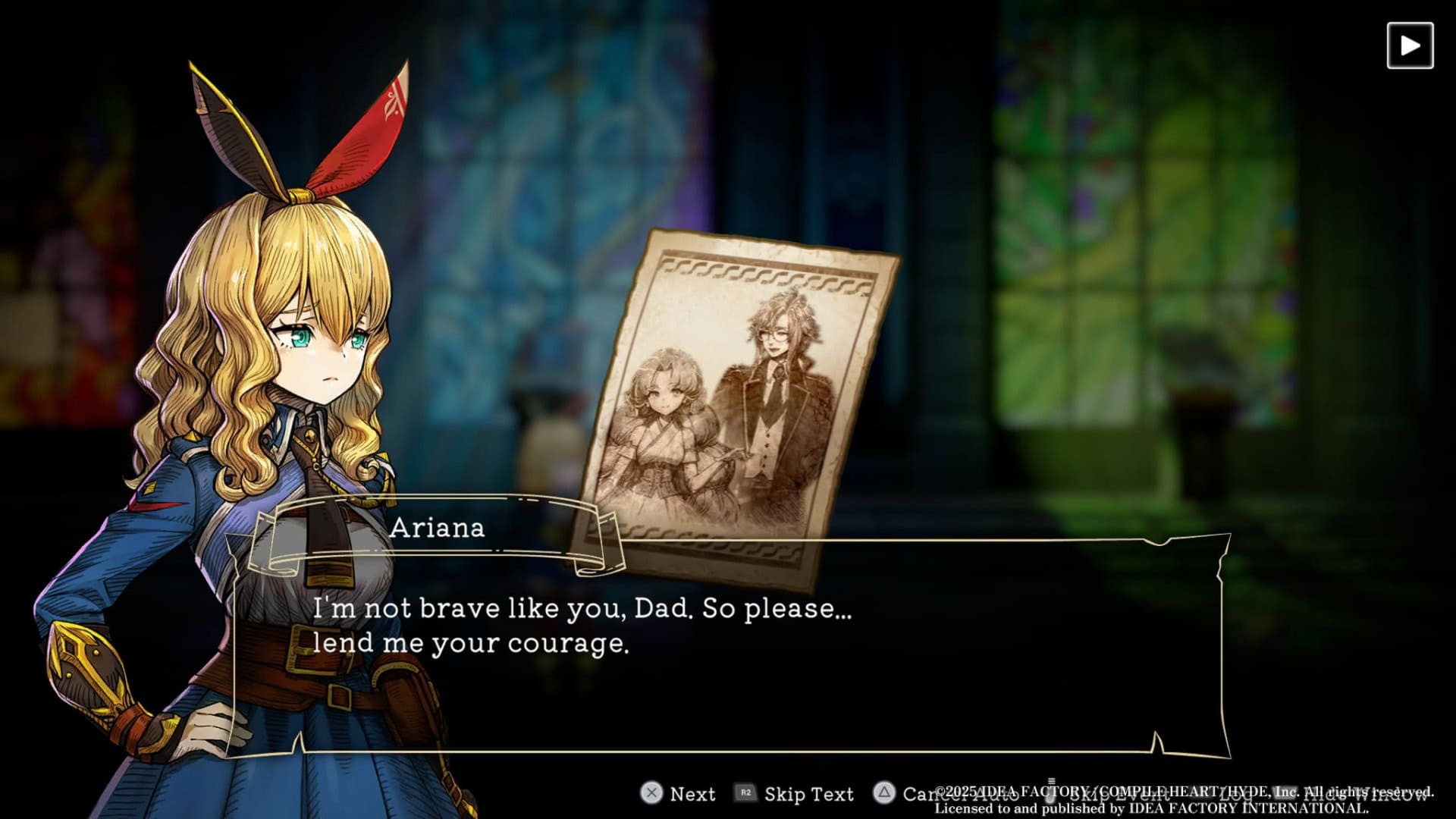 Ariana elder codex character art | The Outerhaven Ariana's side art in dialogue from Ariana and the Elder Codex