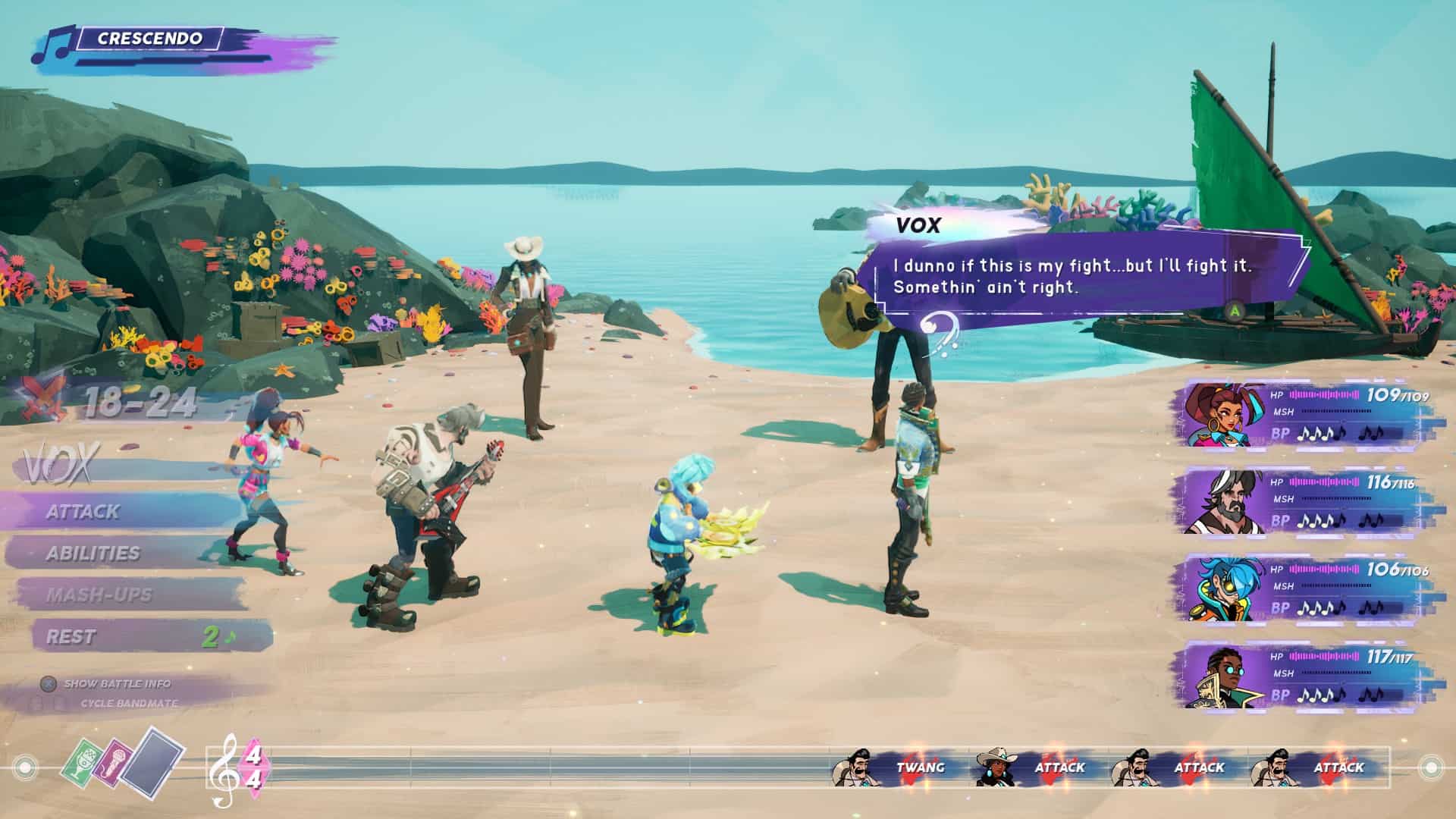 People of Note vox | The Outerhaven First fight when you get Vox combat screenshot from People of Note
