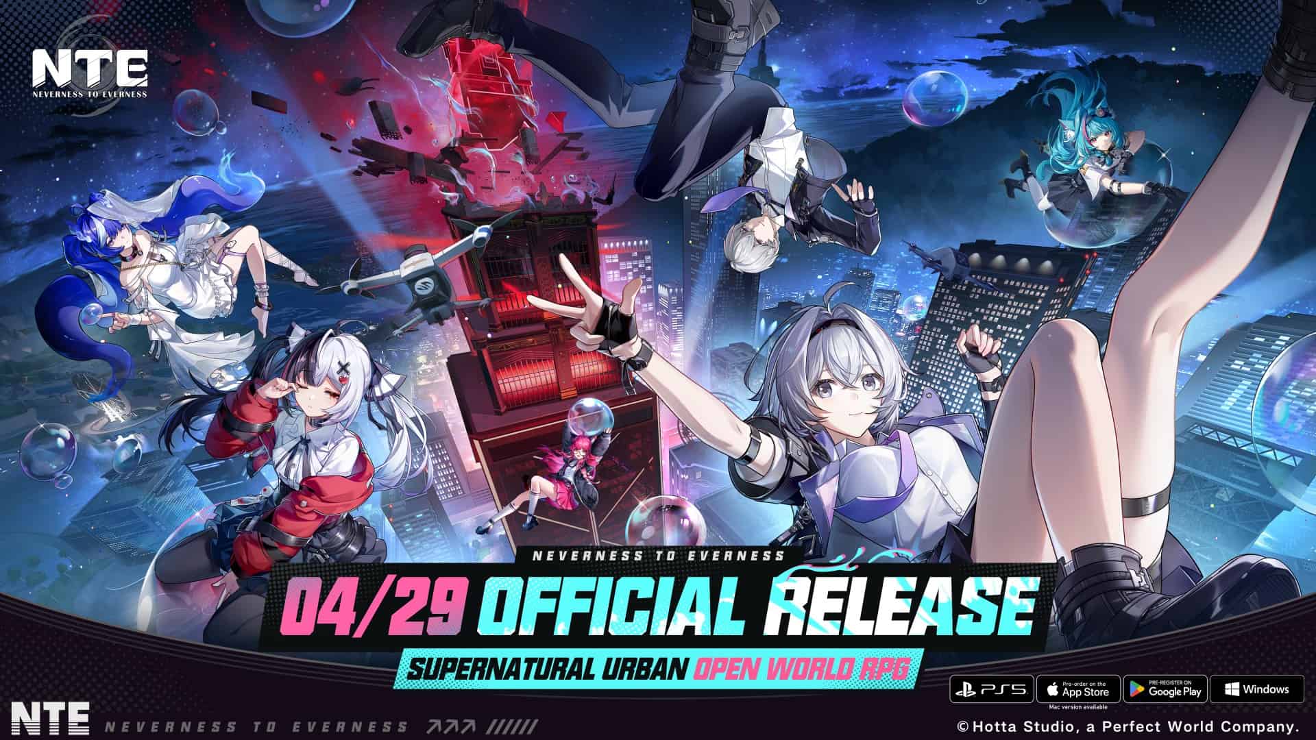 EN_KV NTE | The Outerhaven Key art for the launch of Neverness To Everness