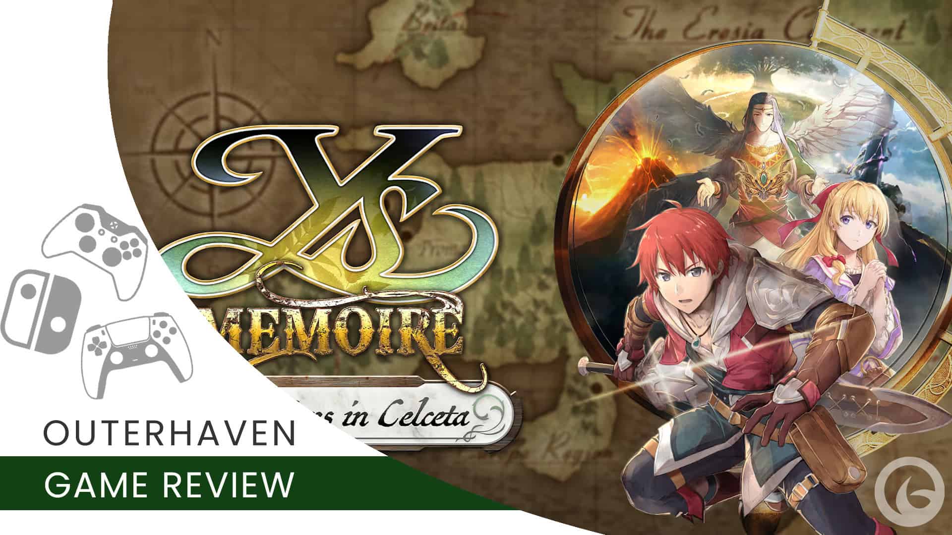 Video Game Review template for Ys Memoire: Revelations in Celceta