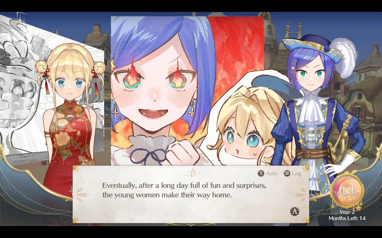 Magical Princess Fran Art | The Outerhaven An art scene in Magical Princess depicting Fran and your daughter