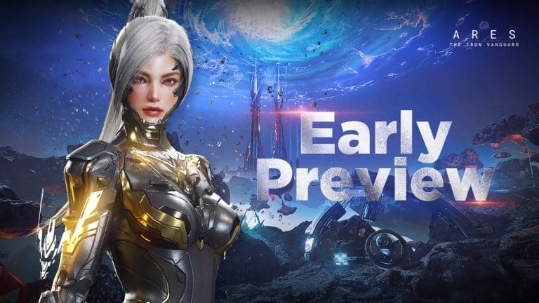 1ARES | The Outerhaven Key art for the early preview event of ARES: THE IRON VANGUARD