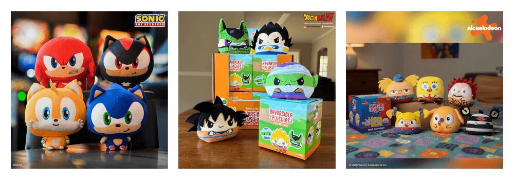 Walmart Teeturtle | The Outerhaven A collage of plush toys from the walmart Teeturtle partnership