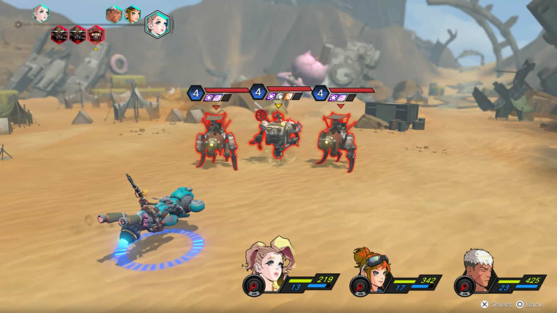 Gwendoll Combat starbites | The Outerhaven STARBITES combat screenshot with Gwendoll
