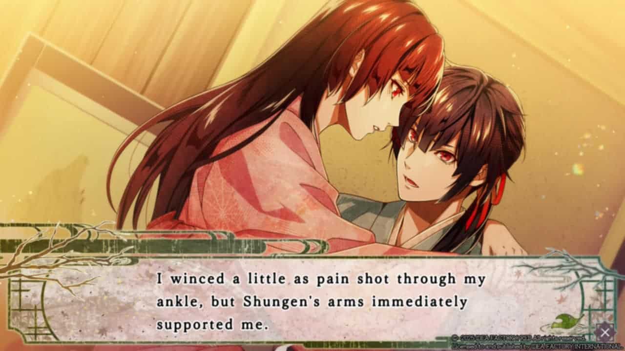Birushana shugen shanao | The Outerhaven Art CG scene with Shungen and Yoshitune Minamato from Birushana: Winds of Fate