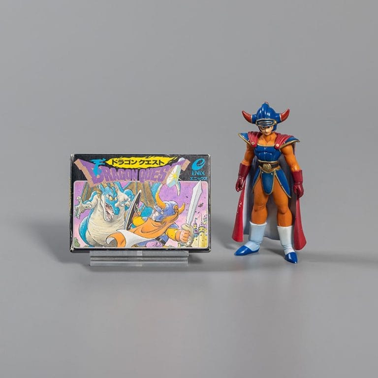 Dragon Quest Video Game Hall of Fame | The Outerhaven The video game of Dragon Quest and a figure of the Hero from World Video Game Hall of Fame