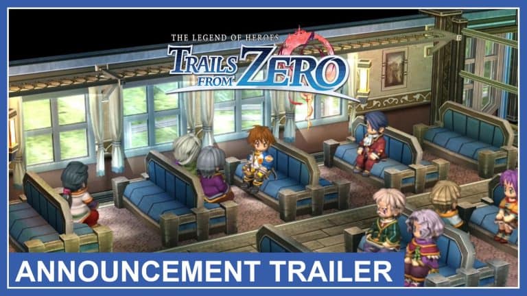 trails from zero thumbnail | The Outerhaven YouTube Thumbnail for the Nintendo Switch 2 announcement trailer of The Legend of Heroes: Trails From Zero