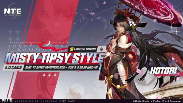 Hotori limited board | The Outerhaven Key art for Hotori in Neverness to Everness