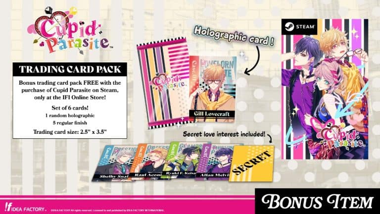Cupid parasite | The Outerhaven Image of the boxed contents for the special edition of Cupid Parasite coming to Steam
