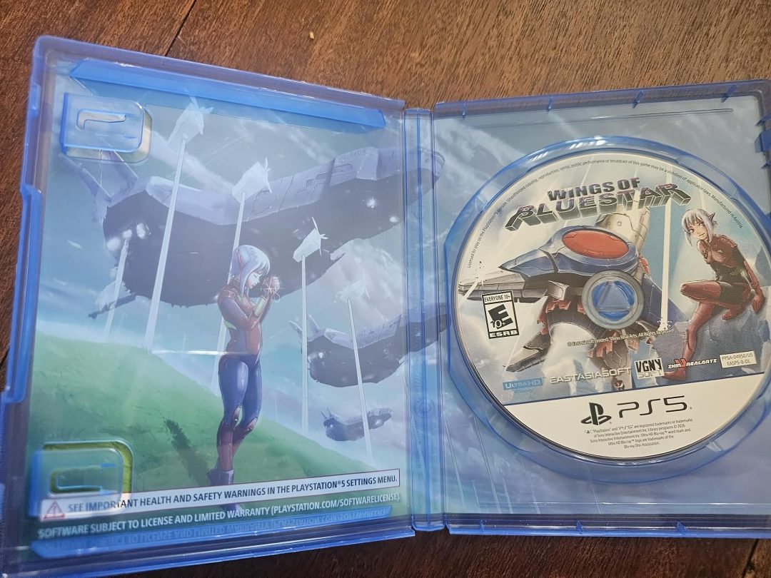 inner cover wings of bluestar | The Outerhaven Inside cover artwork for Wings of Bluestar and the disc