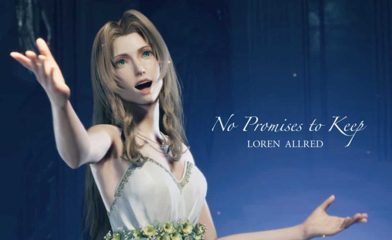 Aerith Loren Allred Final Fantasy VII Rebirth | The Outerhaven No Promises to Keep Aerith Loren Allred Nobuo Uematsu Final Fantasy