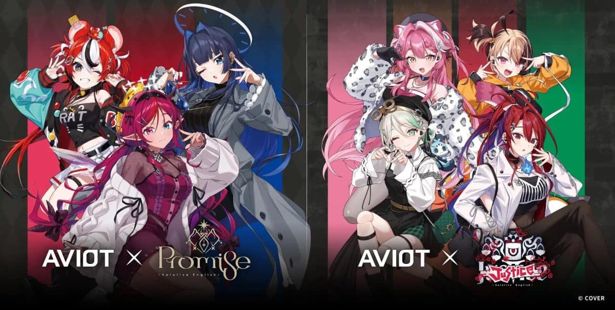 AVIOT Reveals hololive English -Promise- & -Justice- True Wireless ...