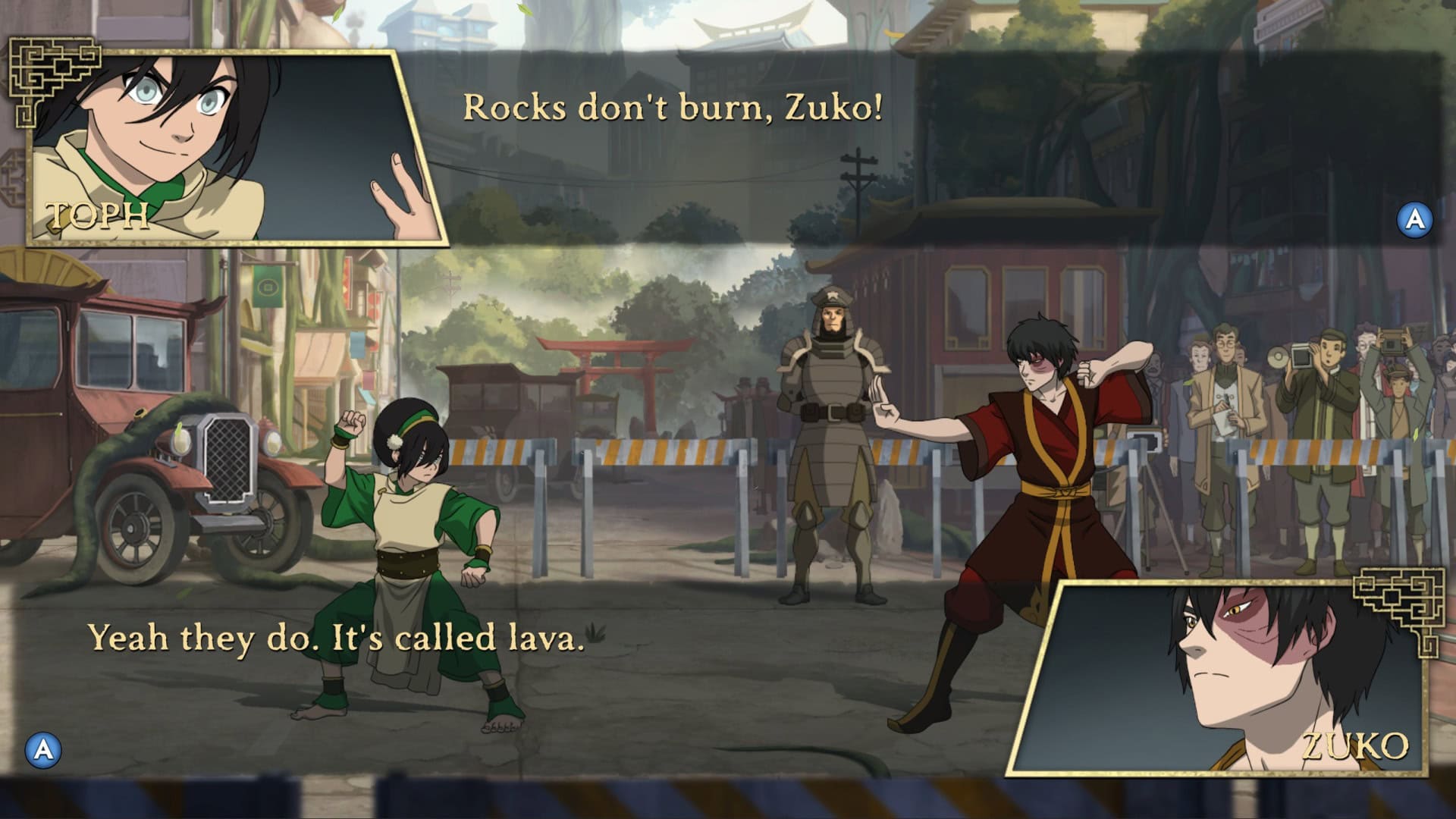 20260529144401_1 | The Outerhaven Toph fighting in Avatar Legends: The Fighting Game