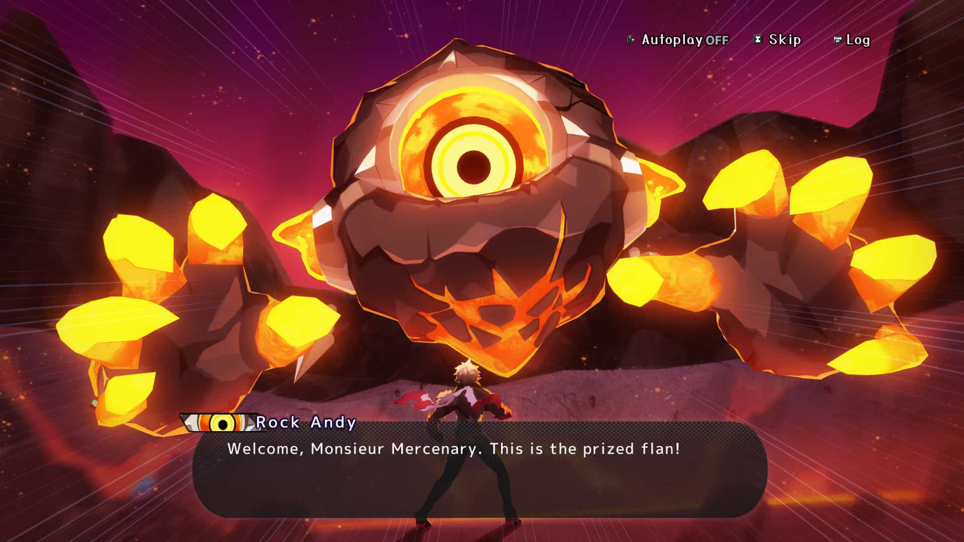Disgaea mayhem rock andy | The Outerhaven Cinematic image of Rock Andy talking to N.A. in Disgaea Mayhem