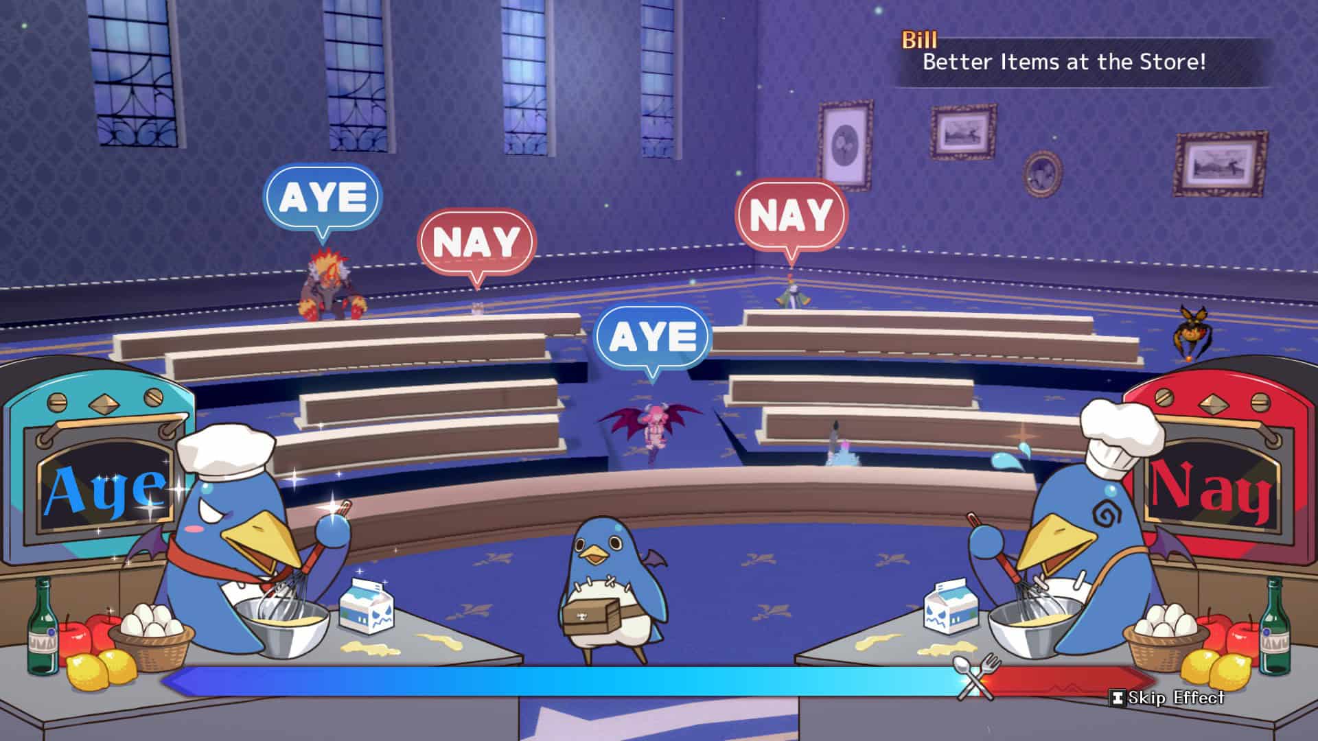 dark assembly disgaea mayhem | The Outerhaven A vote taking place in the Dark Assembly in Disgaea Mayhem