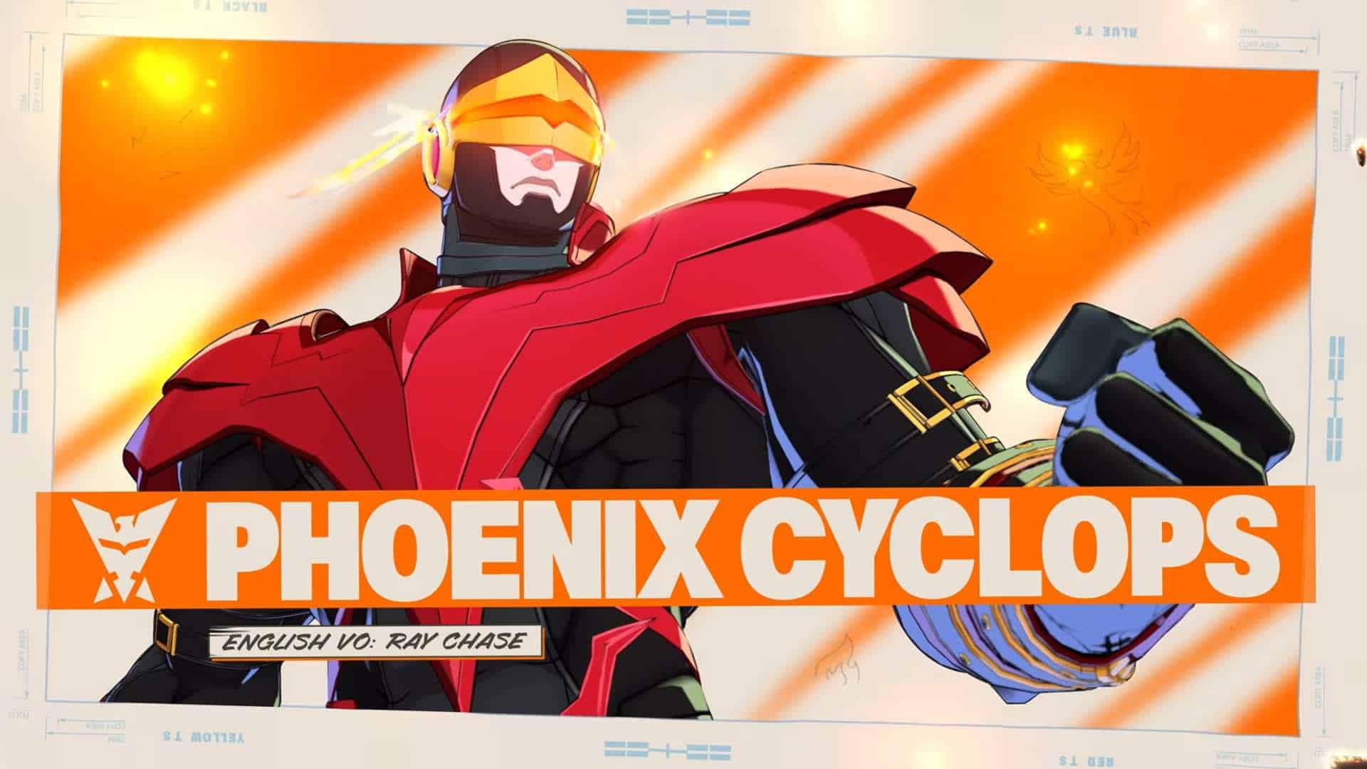 Marvel Tōkon_ Fighting Souls - Year 1 DLC Character_ Phoenix Cyclops _ PS5 PC Games 0-16 screenshot | The Outerhaven Comic book cover featuring a red-armored hero with a yellow visor leaping toward the viewer; bold orange banner reads PHOENIX CYCLOPS.