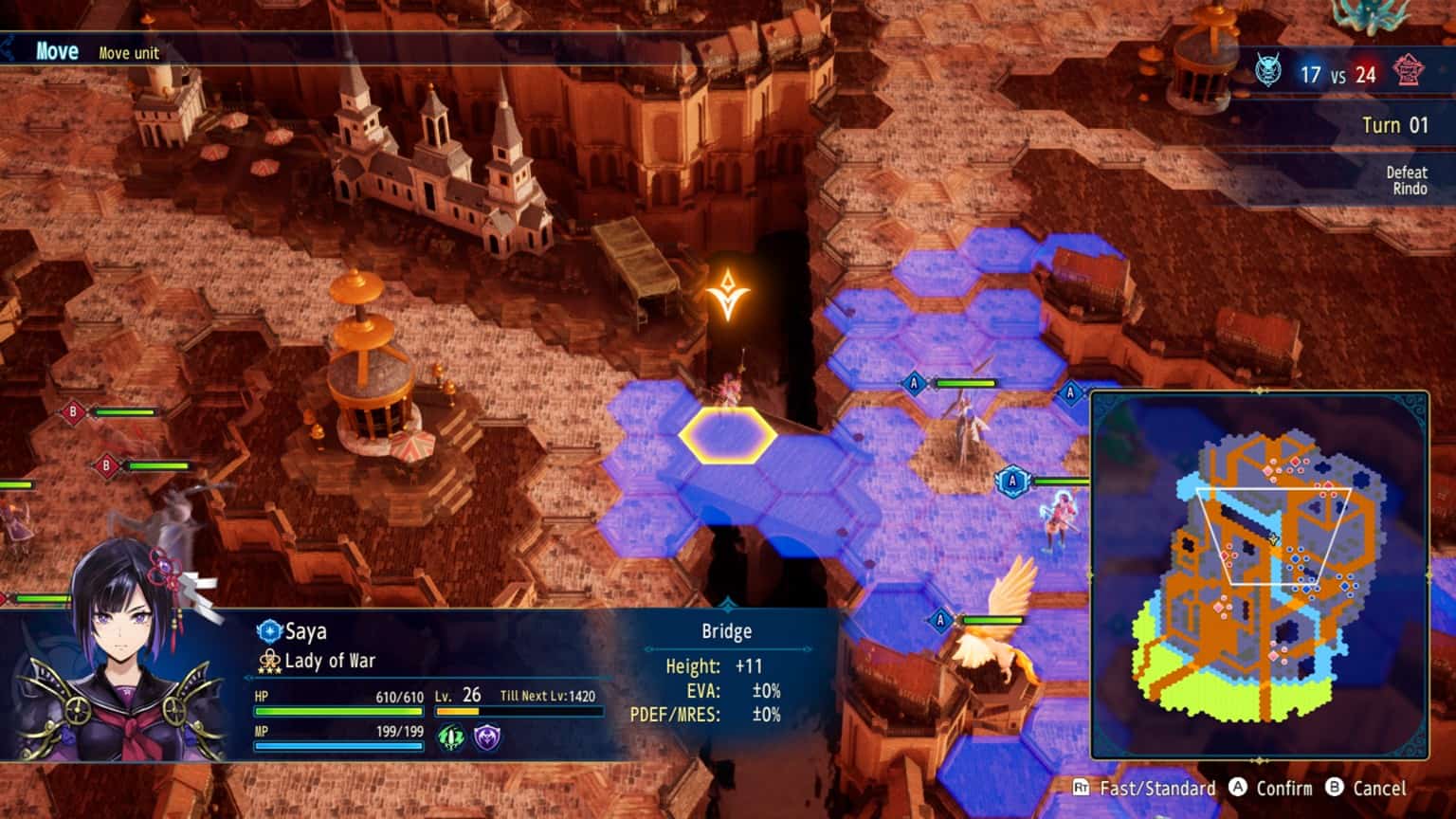 Move Unit brigandine abyss | The Outerhaven Brigandine Abyss combat screen event battle