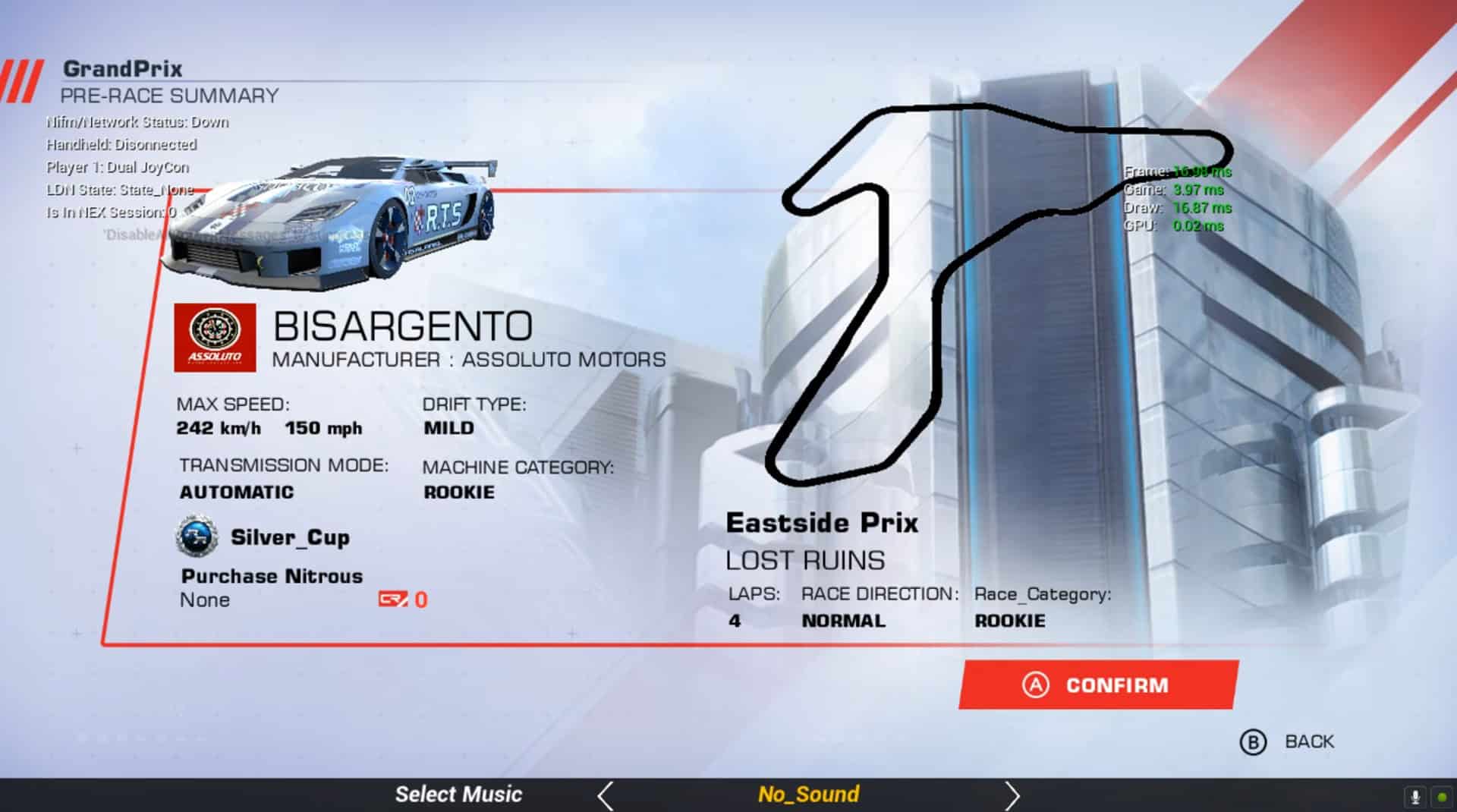 Ridge Racer 8 Switch Prototype - Gameplay 7-14 screenshot | The Outerhaven Ridge Racer 8 Switch Prototype - Gameplay 7-14 screenshot