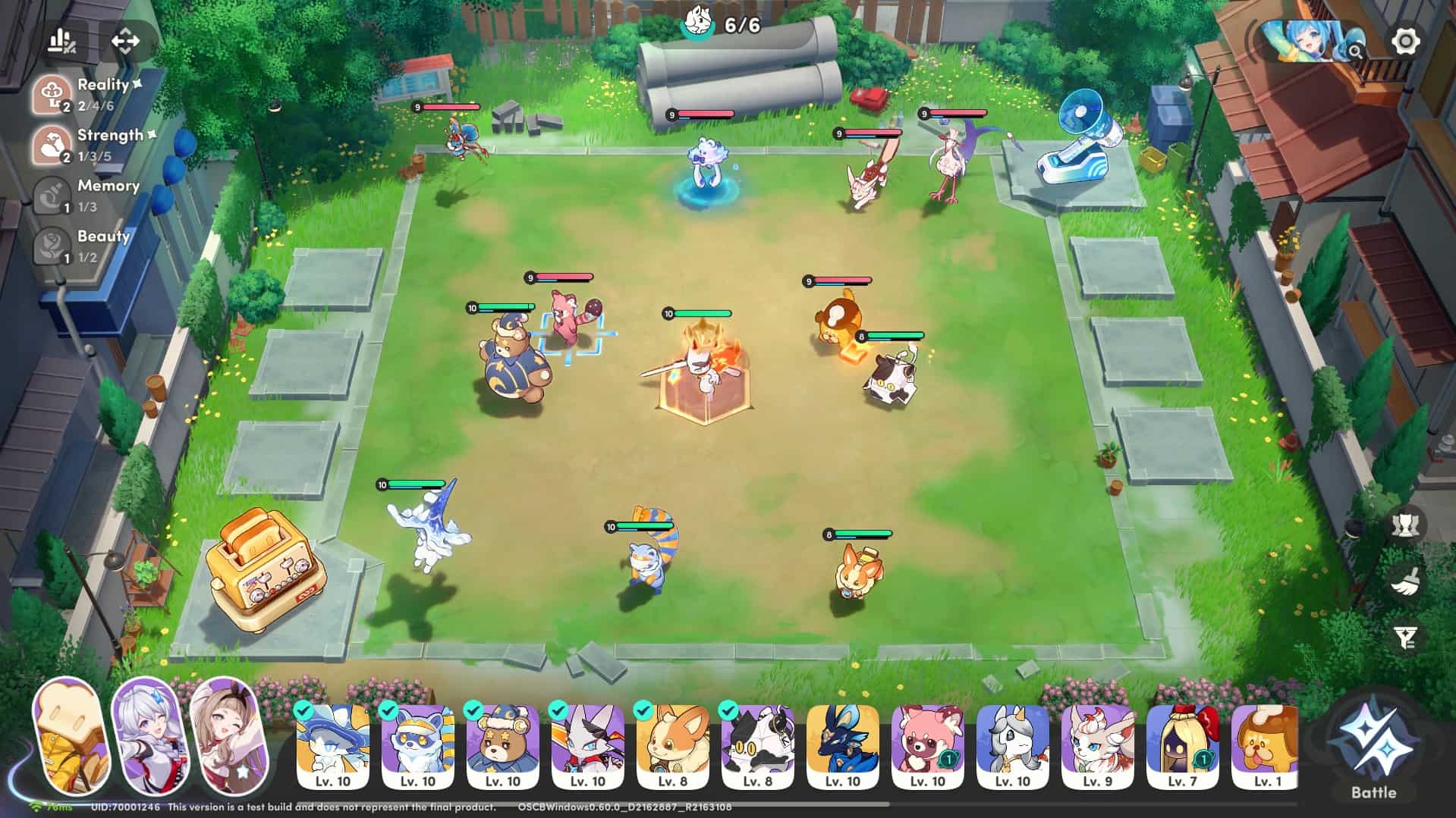 honkai nexus anima combat battlefield | The Outerhaven Screenshot of battlefield preparation in combat for Honkai: Nexus Anima