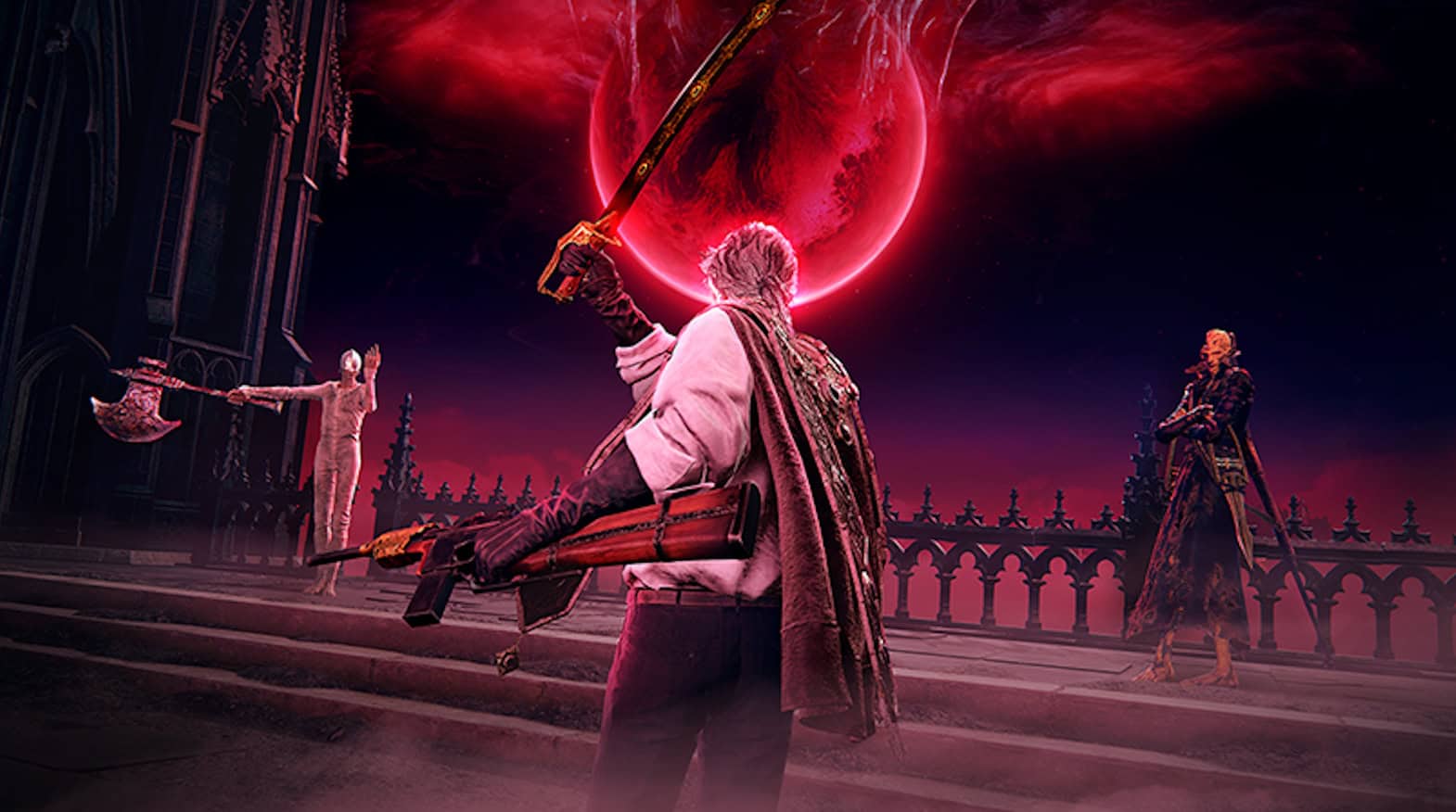The Duskbloods - Blood Red Moon And Characters | The Outerhaven The Duskbloods - Blood Red Moon And Characters