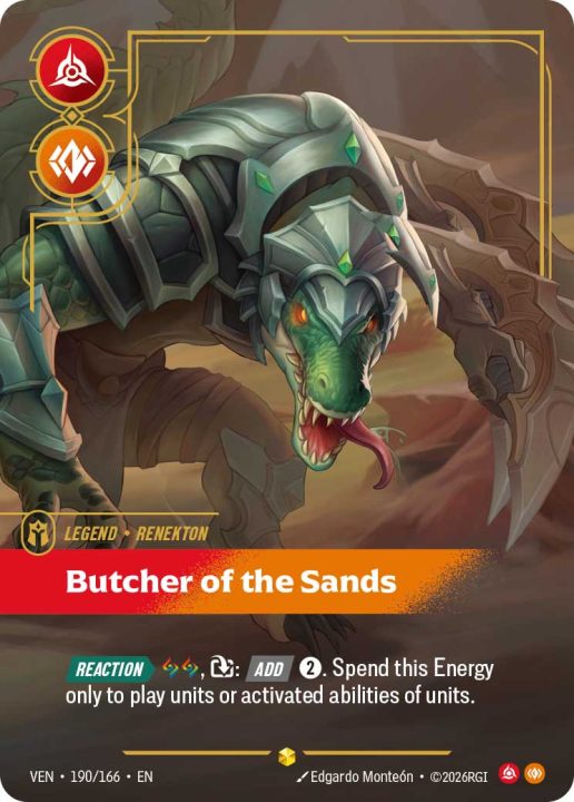 VEN-OVN-Legend-CMYKindd | The Outerhaven Renekton Butcher of the Sands