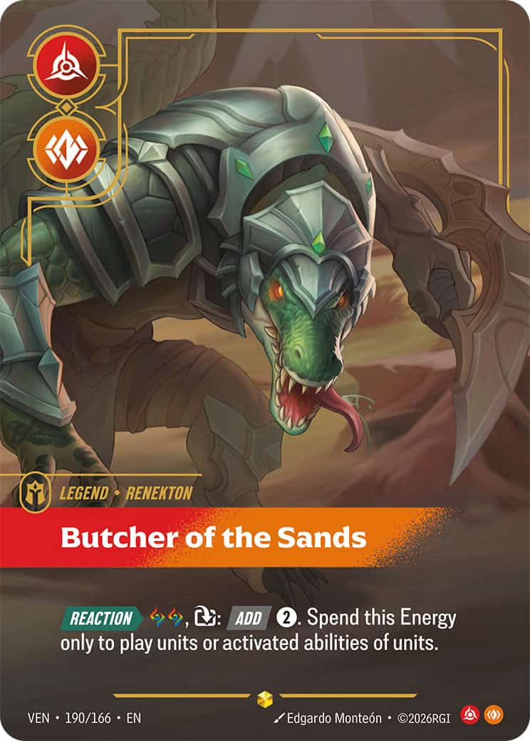 Riftbound Vendetta Preview: Butcher of the Sands Is Renekton at His ...