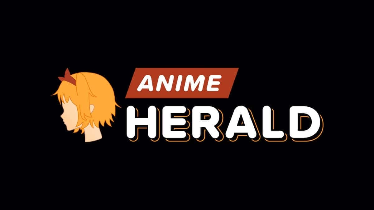 anime-herald-default-image-1 | The Outerhaven Anime Herald logo featuring an orange-haired side profile character on the left and bold white 'HERALD' text with a red banner reading 'ANIME' above, on a dark background.