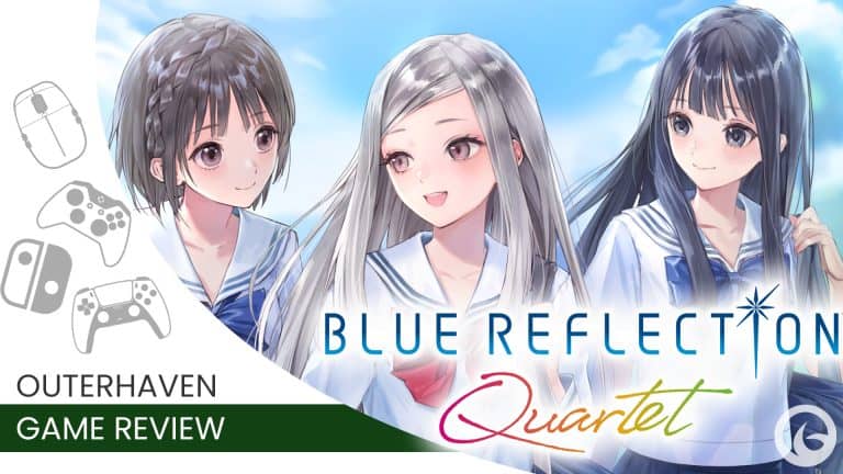 blue reflection quartet review with updated image | The Outerhaven Video game review template for BLUE REFLECTION Quartet