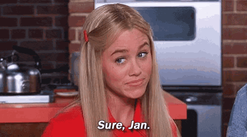 Brady Bunch - Sure Jan Gif | The Outerhaven Brady Bunch - Sure Jan Gif