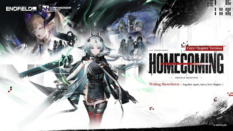 Arknights endfield homecoming | The Outerhaven key art for the latest update to Arknights: Endfield titled Homecoming