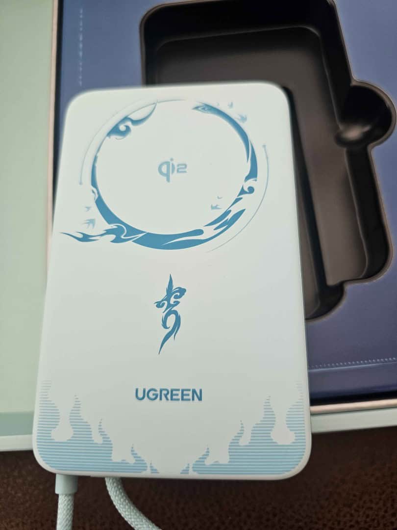 honkai battery back | The Outerhaven A Back picture of the battery charger in the Honkai: Star Rail X UGREEN Gift Set