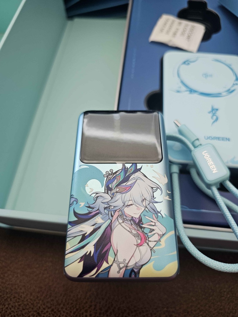 Front honkai power bank | The Outerhaven The front of the Power bank showing Yao Guang from the Honkai: Star Rail X UGREEN collaboration
