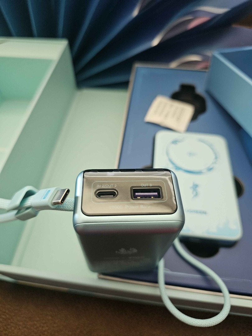 honkai top power bank | The Outerhaven Top view of the power bank from the Honkai: Star Rail X UGREEN collaboration
