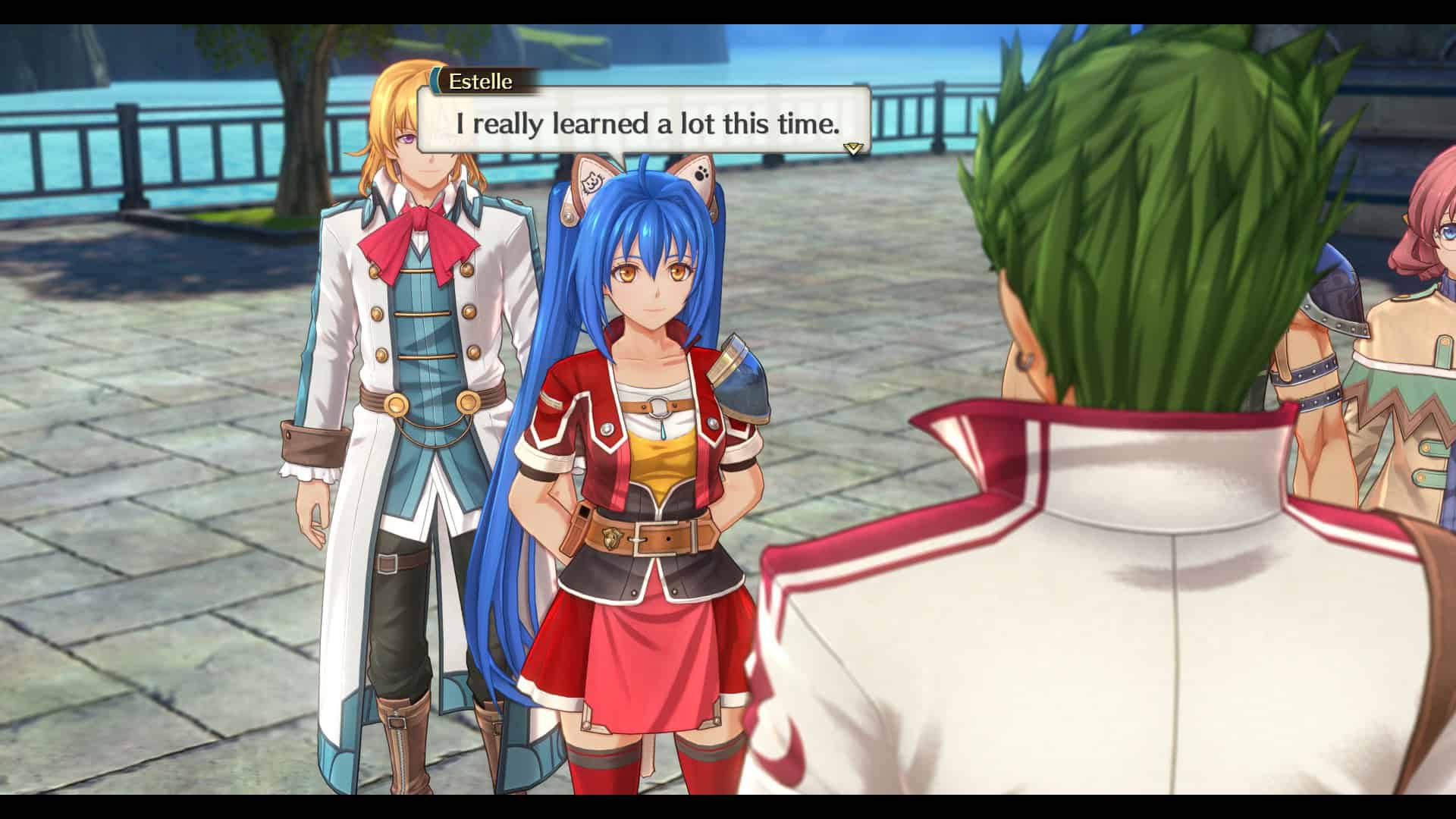 Estelle Kevin and Olivier trails | The Outerhaven Estelle talking to Kevin in the demo for Trails in the Sky 2nd Chapter