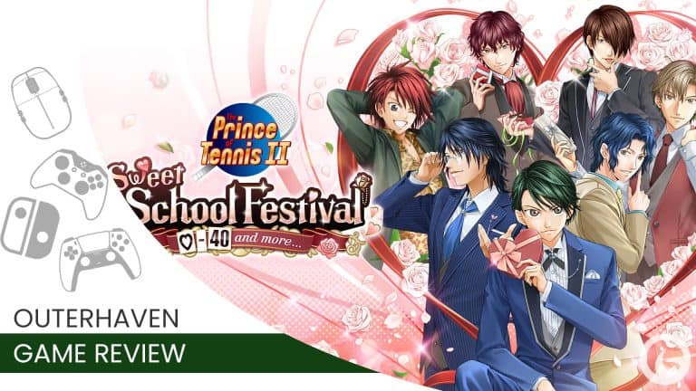 Video game review template for The Prince of Tennis Sweet School Festival