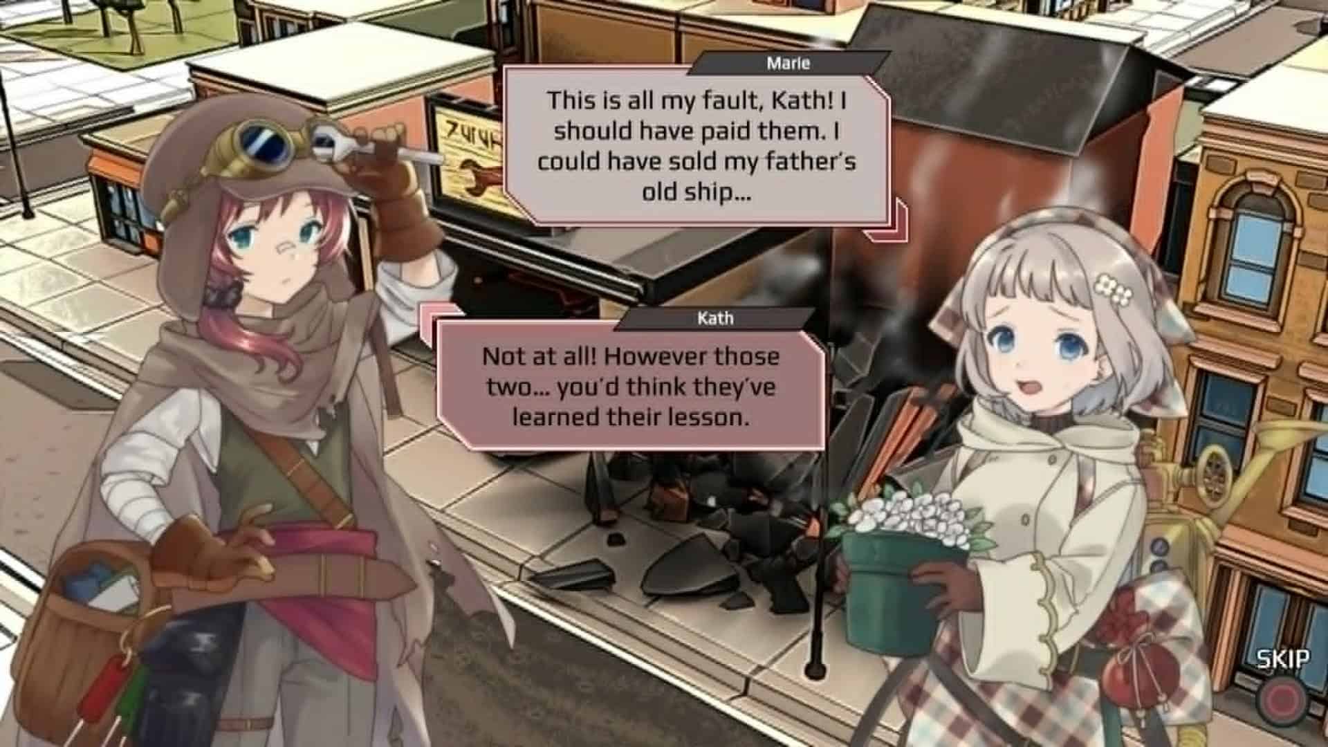 flightpath dialogue | The Outerhaven A dialogue scene in Kath's storyline from Flightpath: Adventures in Venaris