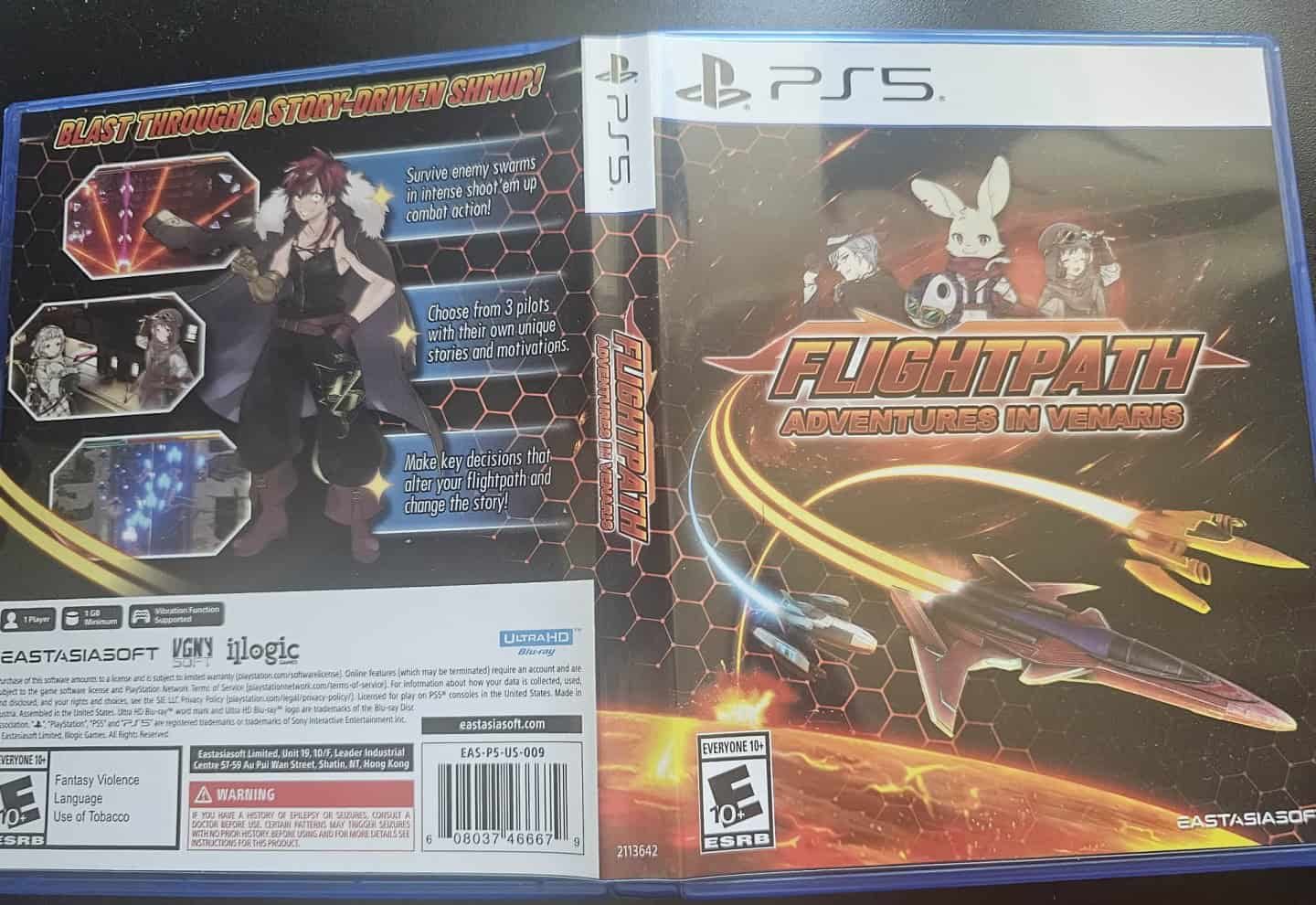 front view flightpath | The Outerhaven The front art of the cover on the physical game of Flightpath: Adventures in Venaris
