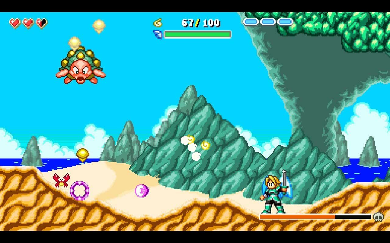 aggelos II early screen | The Outerhaven A screenshot in the early game of Aggelos 2