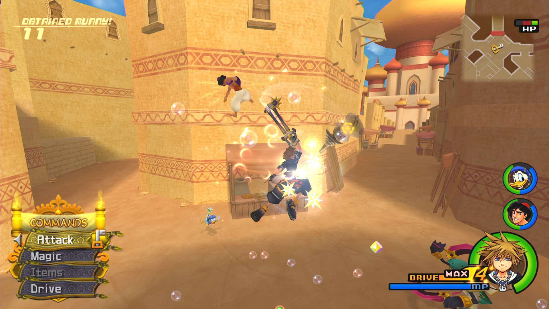 Kingdom Hearts 2 Aladdin | The Outerhaven Sora in Agrabah in Kingdom Hearts II Final Mix