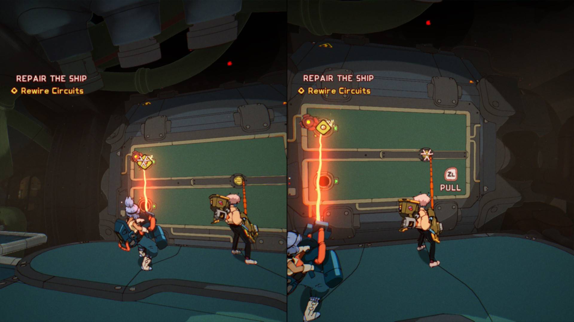 Orbitals puzzle | The Outerhaven Gameplay screenshot of a puzzle in Orbitals