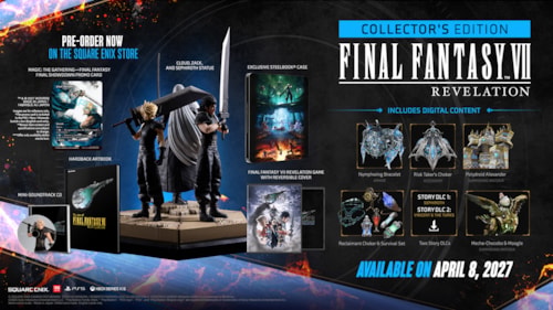FFVIIR_CE_Beauty-Shot | The Outerhaven Final Fantasy VII Revelation Collector's Edition