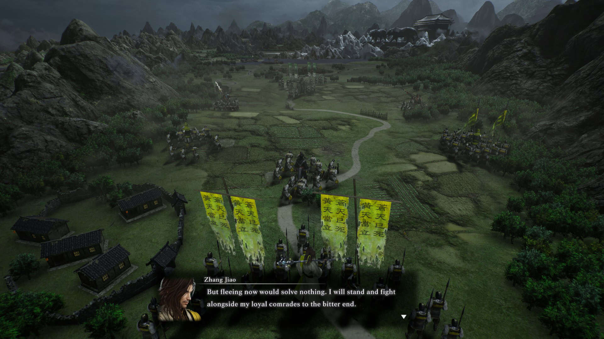 Strategic battle Visions of Four Heroes | The Outerhaven An overhead view of strategic battle in Dynasty Warriors: Origins Visions of Four Heroes