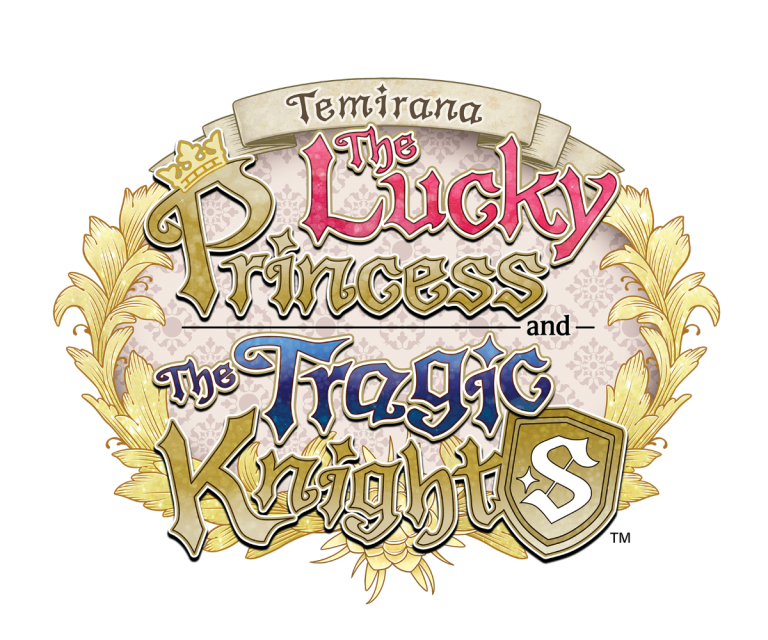 Main logo for Temirana: The Lucky Princess and the Tragic Knights