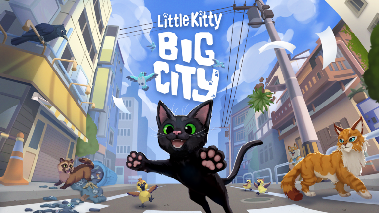 The key art for the video game Little Kitty, Big City