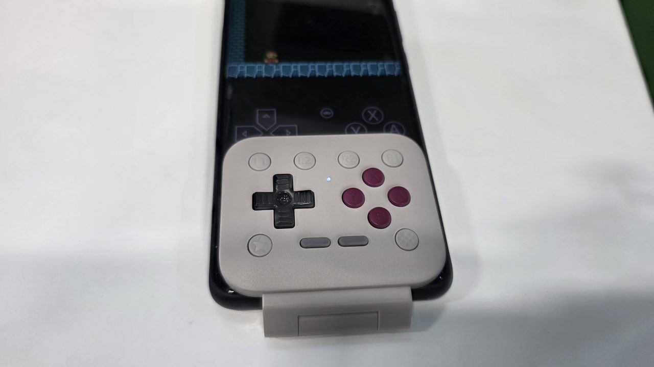 8BitDo FlipPad controller CES 2026 rear view